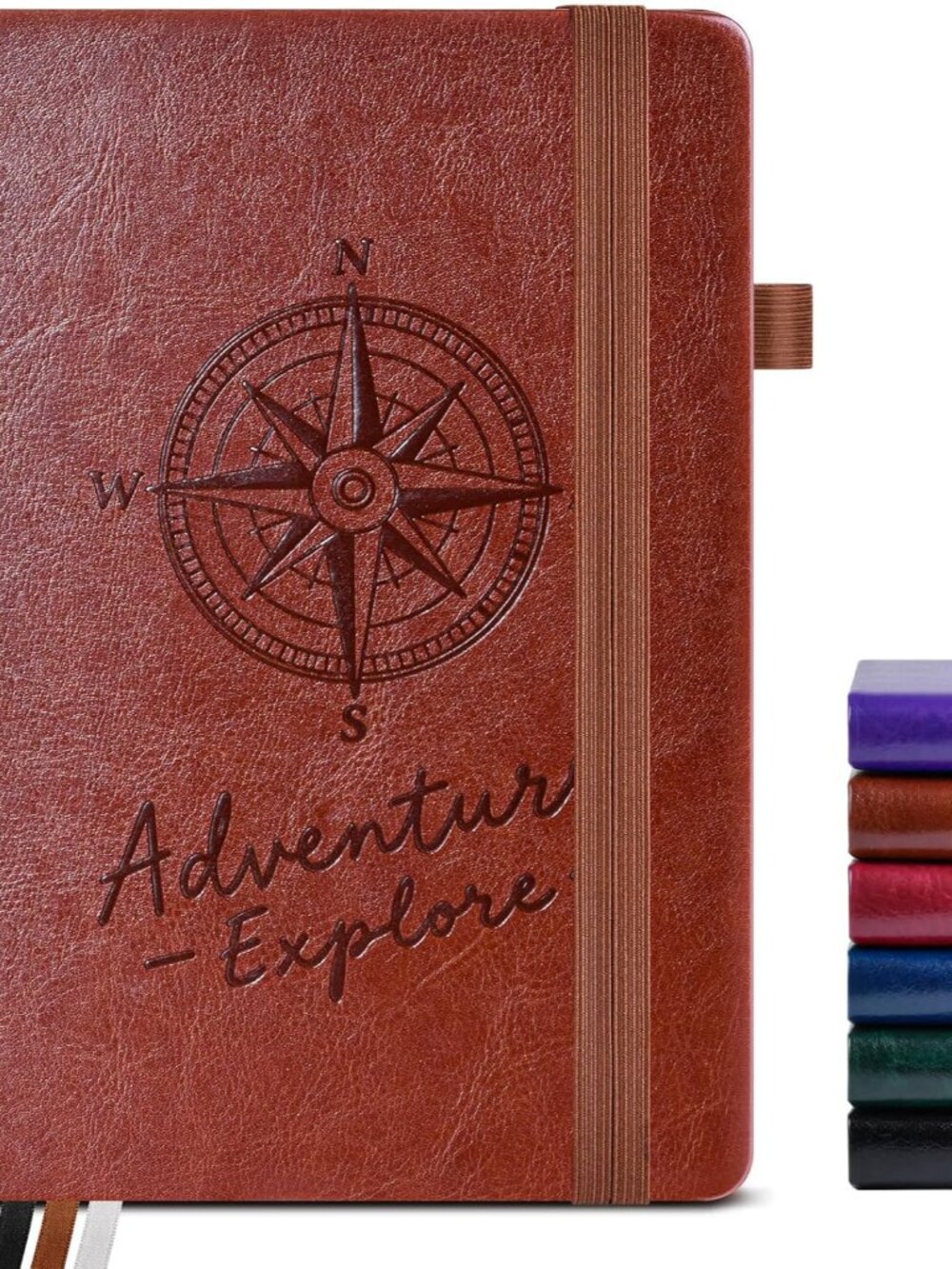 Lined Journal Notebook for Women Men, 160 Pages, A5 Hardcover Vintage Leather Jo